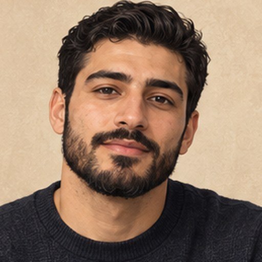Representative portrait, not a verified customer photo, for Arjun Mehta